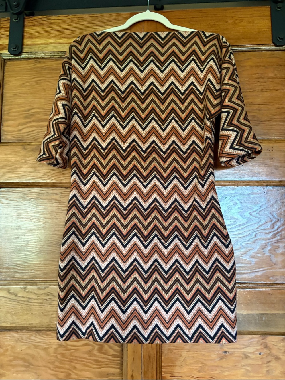 Vintage Chevron Pattern Dress by Olivia Matthew’s